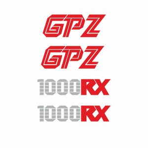 Aufkleber Set passend für Kawasaki GPZ 1000RX Bj 1986-1988