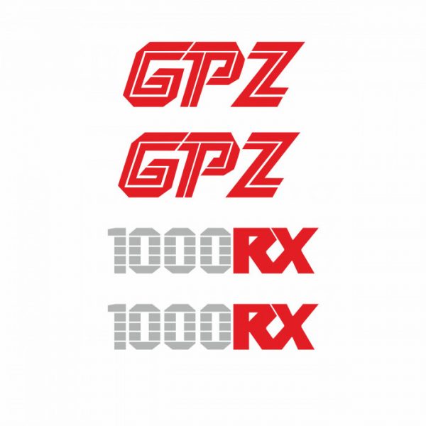Aufkleber Set passend für Kawasaki GPZ 1000RX Bj 1986-1988