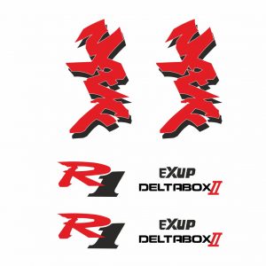 Yamaha YZF 1000 R1 Aufkleber Classic Bike Dekor Set 2 farbig