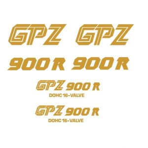 DWS Classic Bike Dekor passend für Kawasaki GPZ 900 R A6 1989 (UK)