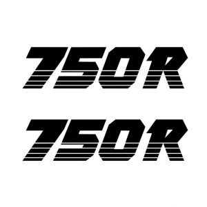 Kawasaki 750 R Aufkleber Sticker Decal Satz Bug Verkleidung