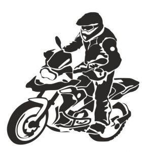 Motorrad Aufkleber Adventure Offroad Driver Sticker BMW Fahrer