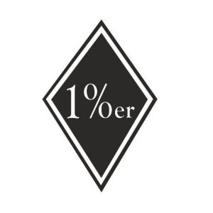 1% er Rocker Outlaw Gesetzloser Biker Aufkleber Motorrad
