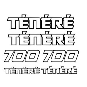 Aufkleber passend für Yamaha Tenere XT 700