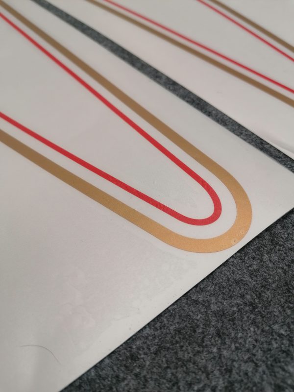 Kawasaki Z 900 A4 Decal Bj: 1976-1977 Streifen Decorsatz – Bild 4