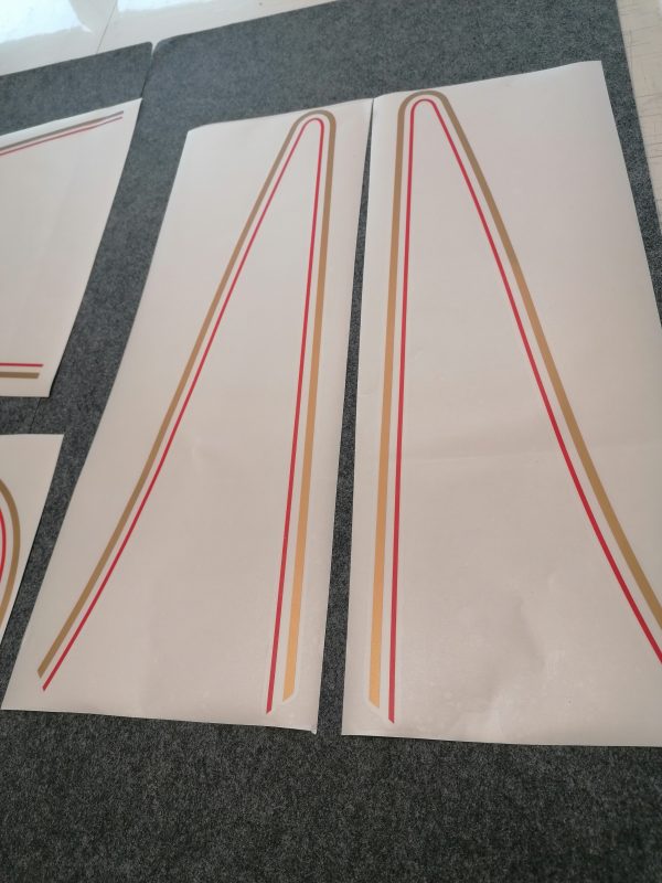 Kawasaki Z 900 A4 Decal Bj: 1976-1977 Streifen Decorsatz – Bild 2