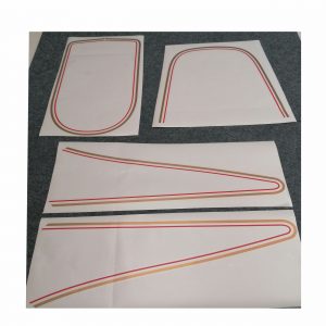 Kawasaki Z 900 A4 Decal Bj: 1976-1977 Streifen Decorsatz